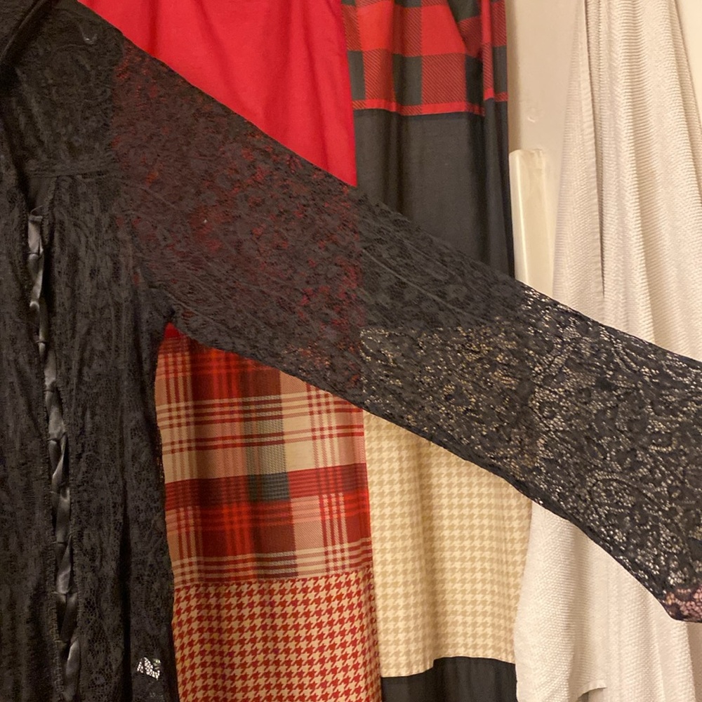 Royal Bones By Tripp Black Lace Hoodie - Picture 6 of 11